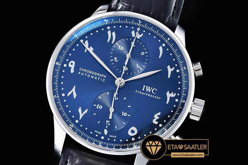 IWC0353A - Portuguese Chrono SSLE BlueArabic Num YLF A7750 Mod - 01.jpg